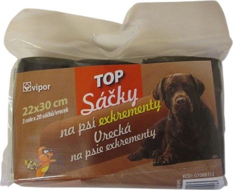 Sáčky na psí Exkrementy 3x20ks | Obalový materiál - Sáčky, tašky, střívka